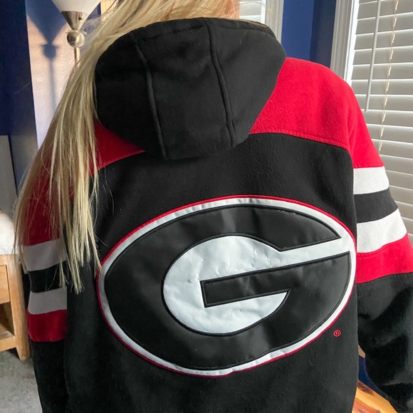 Georgia Bulldogs Sweatshirt Jacket - Picture 4 of 7
